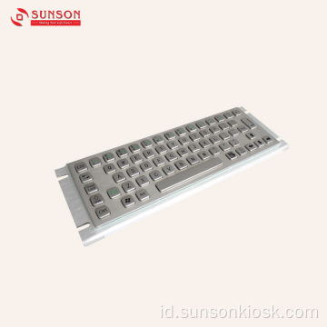 Keyboard Logam Tahan Air dengan Touch Pad